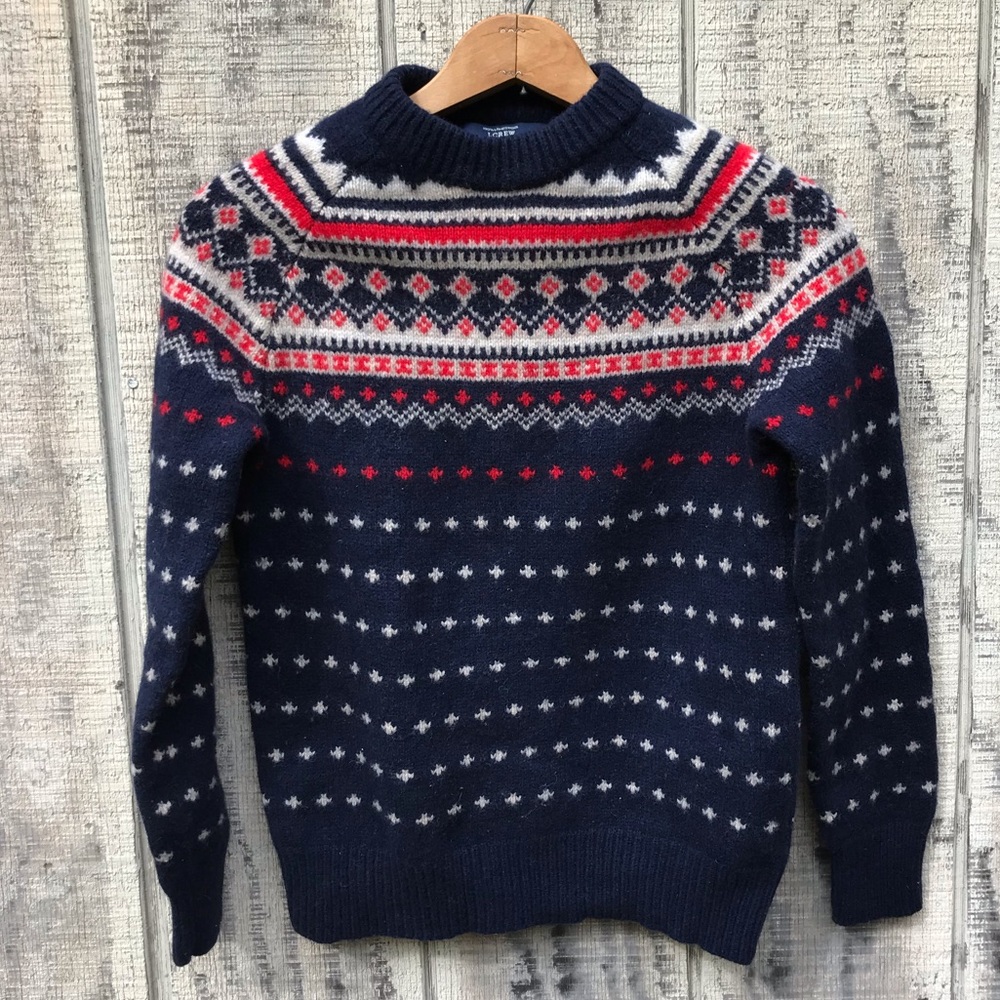 J. Crew Fair Isle sweater